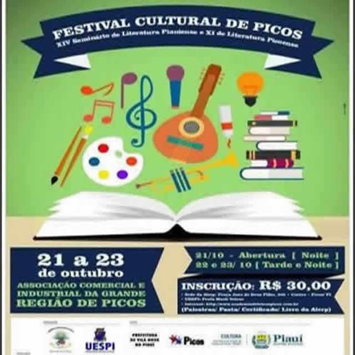 Definida a programação do Festival Cultural Picoense